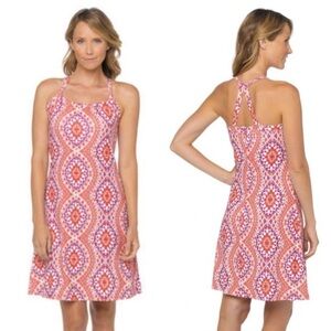 Prana Yoga Quinn Geometric Sleeveless Dress Small‎